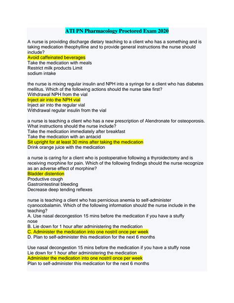 Exam (elaborations) - Ati maternal newborn quiz 2; questions & answers guaranteed a score 3. . Ati pn management proctored exam